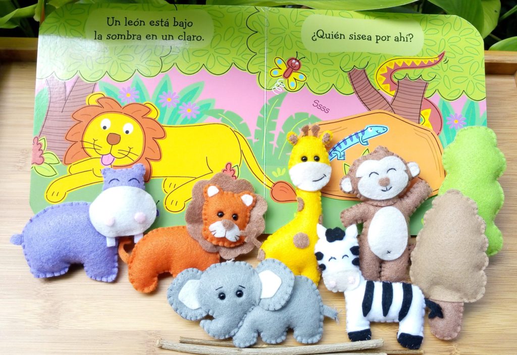 animales de la selva